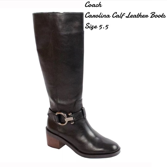 Coach Shoes - Coach leather boots 👢